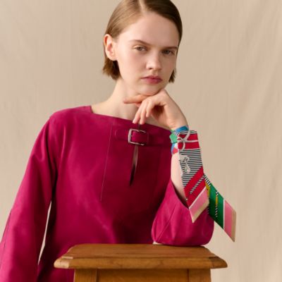 カレ 80 コットン 《ボード・ア・ボード》 | Hermès - エルメス-公式サイト